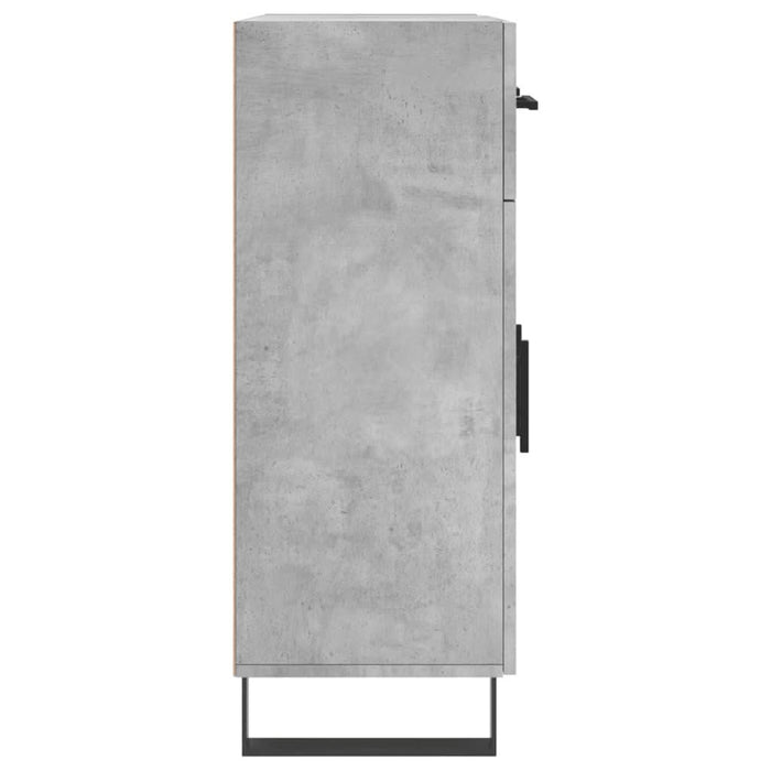 Dulap, gri beton, 69,5x34x90 cm, lemn compozit - WALTI WALTI
