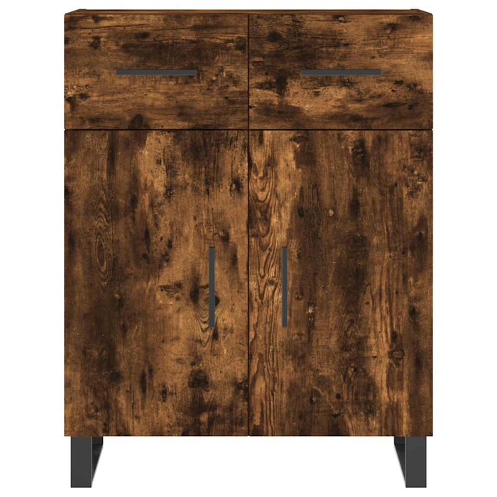 Dulap, stejar fumuriu, 69,5x34x90 cm, lemn compozit WALTI