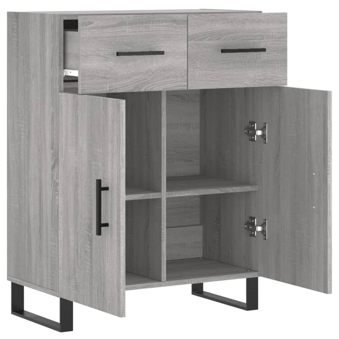 Dulap, gri sonoma, 69,5x34x90 cm, lemn compozit WALTI