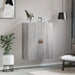 Dulap montat pe perete, gri sonoma, 69,5x34x90 cm - WALTI WALTI