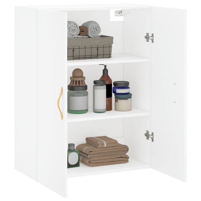 Dulap cu montaj pe perete, alb, 69,5x34x90 cm - WALTI WALTI