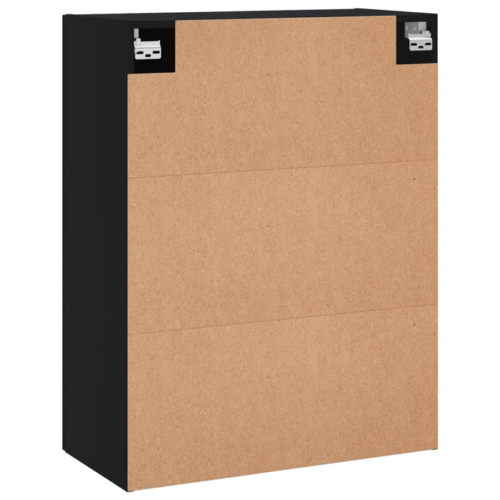 Dulap cu montaj pe perete, negru, 69,5x34x90 cm WALTI