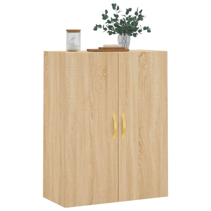 Dulap TV montat pe perete, stejar sonoma, 69,5x34x90 cm - WALTI WALTI