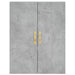 Dulap cu montaj pe perete, gri beton, 69,5x34x90 cm - WALTI WALTI