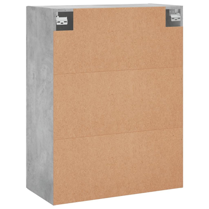 Dulap cu montaj pe perete, gri beton, 69,5x34x90 cm - WALTI WALTI