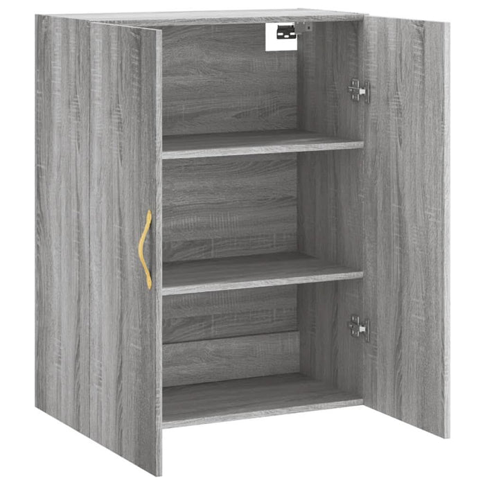 Dulap montat pe perete, gri sonoma, 69,5x34x90 cm - WALTI WALTI