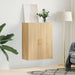 Dulap TV montat pe perete, stejar sonoma, 69,5x34x90 cm - WALTI WALTI