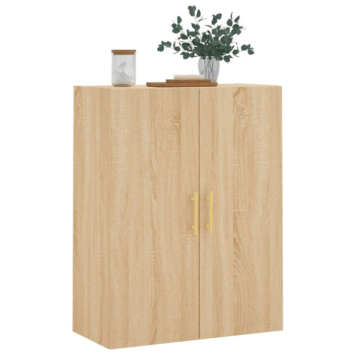 Dulap TV montat pe perete, stejar sonoma, 69,5x34x90 cm - WALTI WALTI