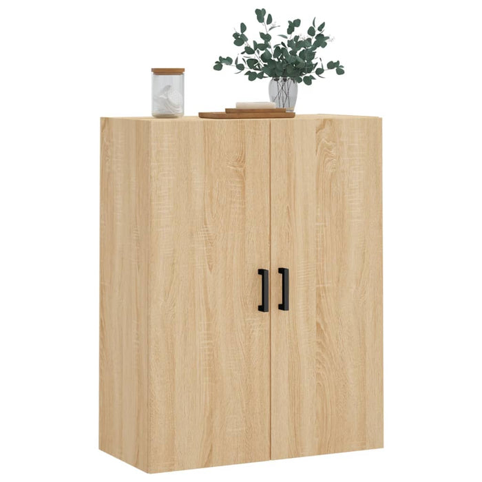 Dulap TV montat pe perete, stejar sonoma, 69,5x34x90 cm - WALTI WALTI