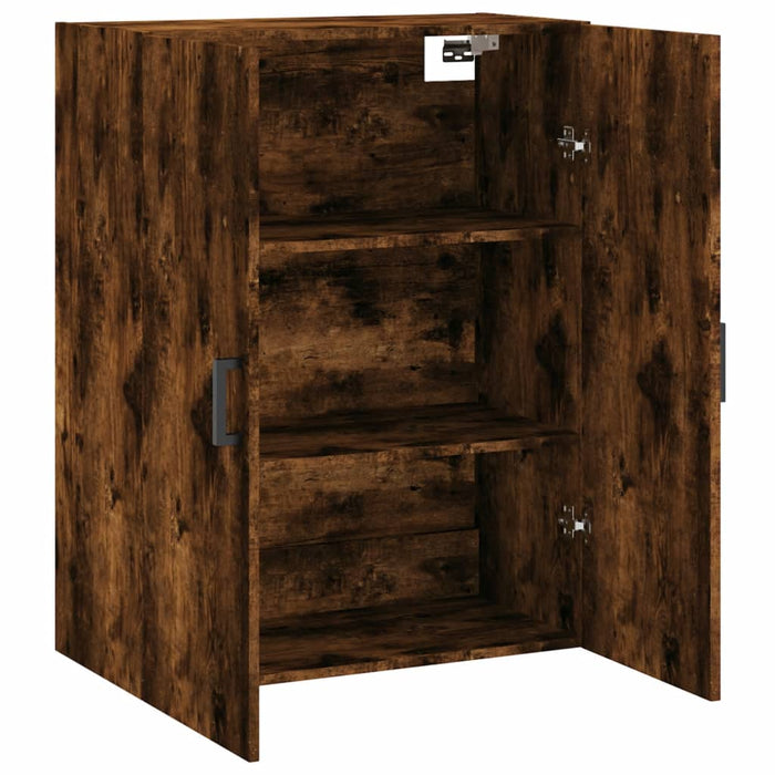 Dulap montat pe perete, stejar fumuriu, 69,5x34x90 cm - WALTI WALTI