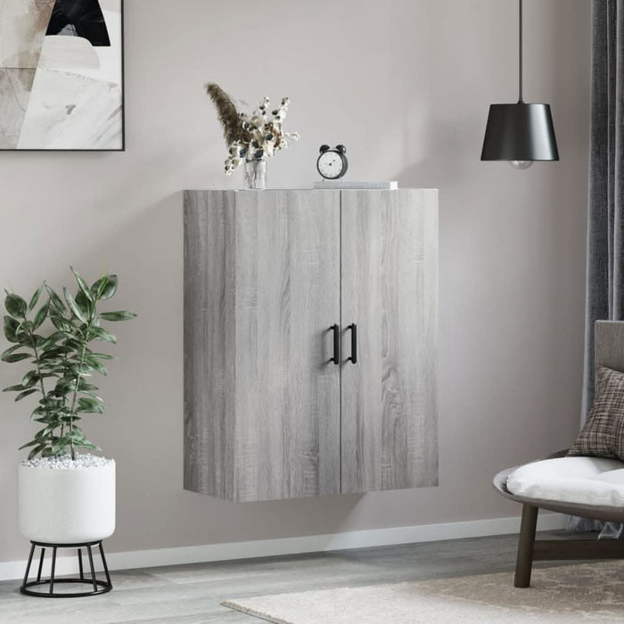 Dulap montat pe perete, gri sonoma, 69,5x34x90 cm - WALTI WALTI