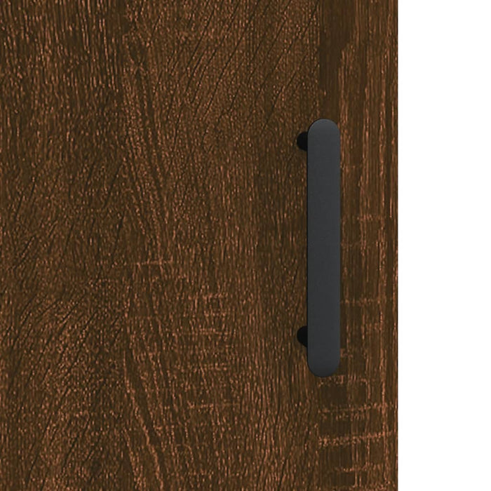Dulap montat pe perete, stejar maro, 69,5x34x90 cm WALTI