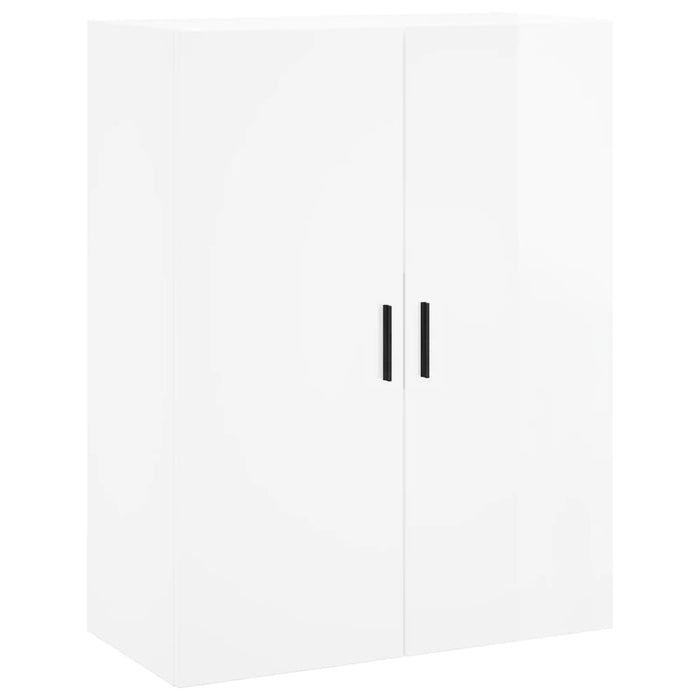 Dulap cu montaj pe perete, alb extralucios, 69,5x34x90 cm WALTI