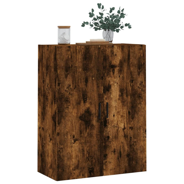 Dulap montat pe perete, stejar fumuriu, 69,5x34x90 cm WALTI