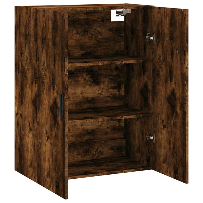 Dulap montat pe perete, stejar fumuriu, 69,5x34x90 cm WALTI