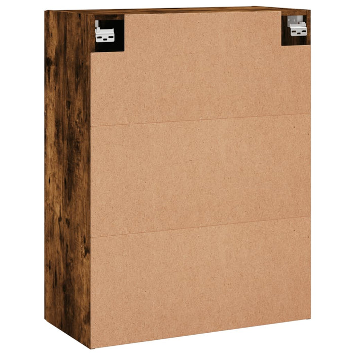 Dulap montat pe perete, stejar fumuriu, 69,5x34x90 cm WALTI