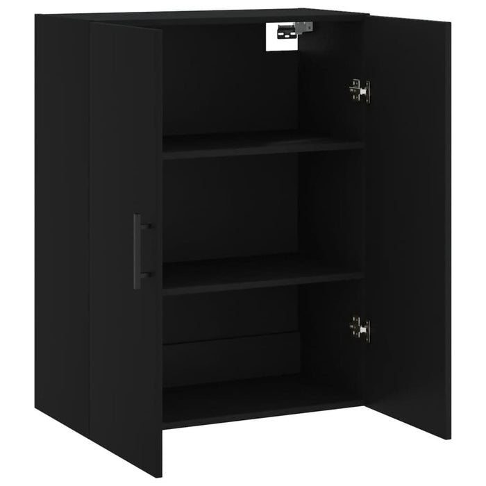 Dulap cu montaj pe perete, negru, 69,5x34x90 cm - WALTI WALTI