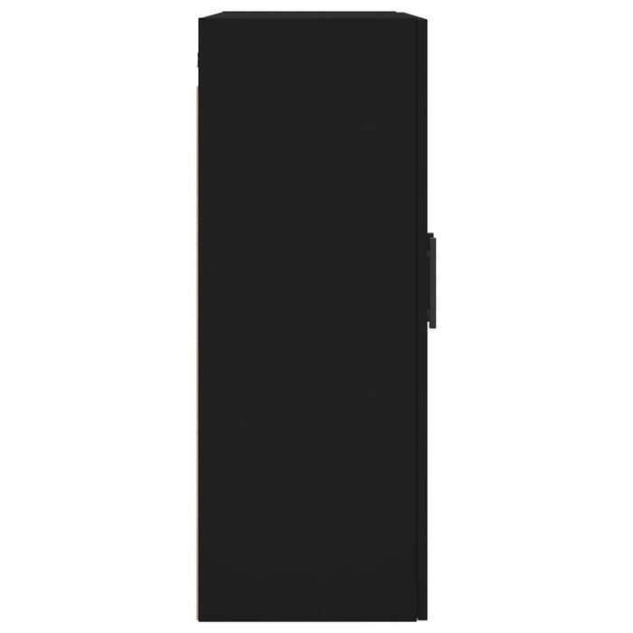 Dulap cu montaj pe perete, negru, 69,5x34x90 cm - WALTI WALTI