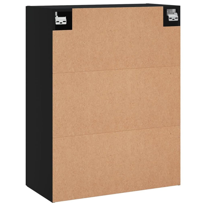 Dulap cu montaj pe perete, negru, 69,5x34x90 cm - WALTI WALTI