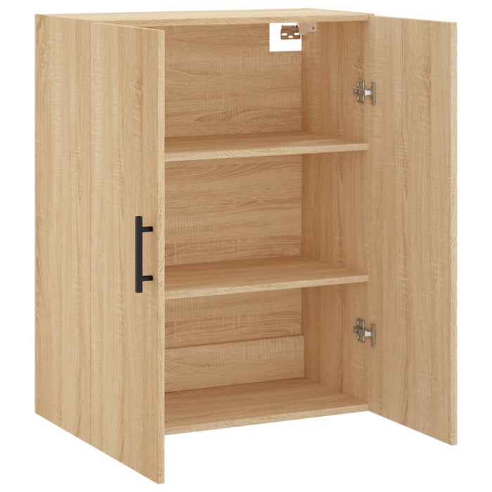 Dulap TV montat pe perete, stejar sonoma, 69,5x34x90 cm - WALTI WALTI