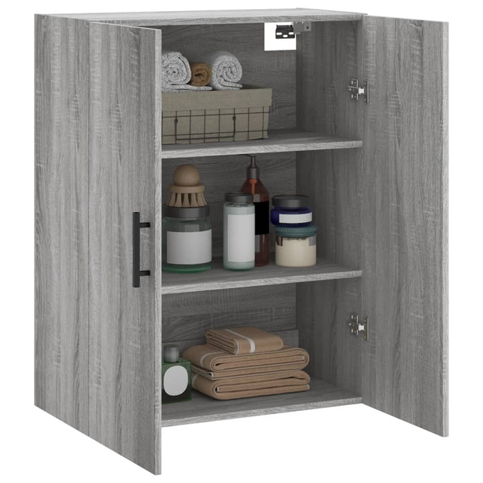 Dulap montat pe perete, gri sonoma, 69,5x34x90 cm WALTI