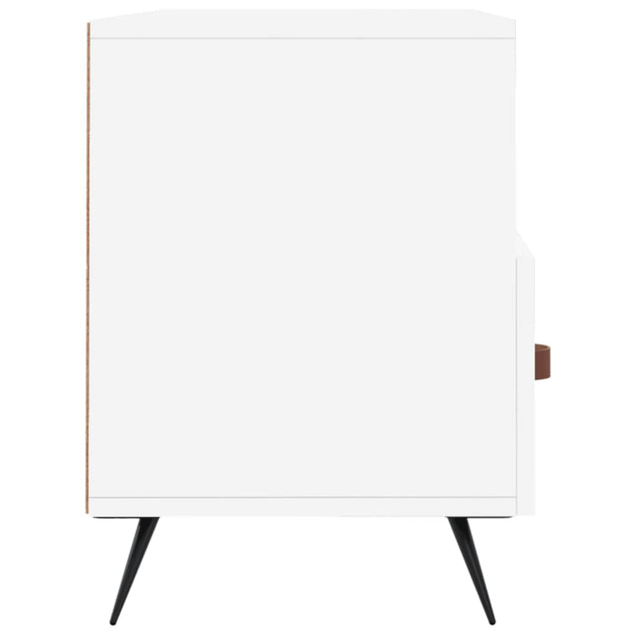 Dulap TV, alb, 102x36x50 cm, lemn prelucrat WALTI
