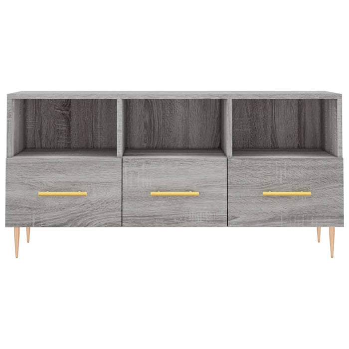Dulap TV, gri sonoma, 102x36x50 cm, lemn prelucrat WALTI