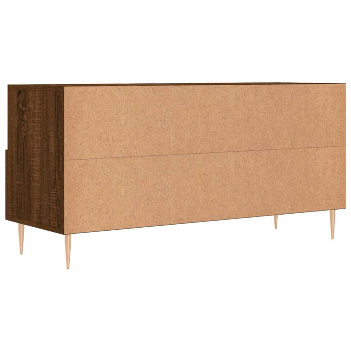 Dulap TV stejar maro 102x36x50 cm, lemn prelucrat WALTI