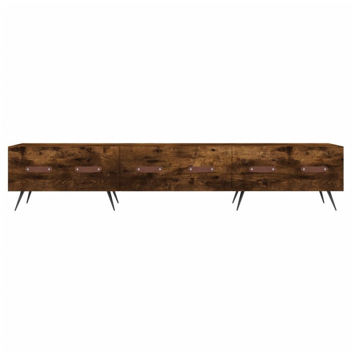 Dulap TV, stejar fumuriu, 150x36x30 cm, lemn prelucrat WALTI
