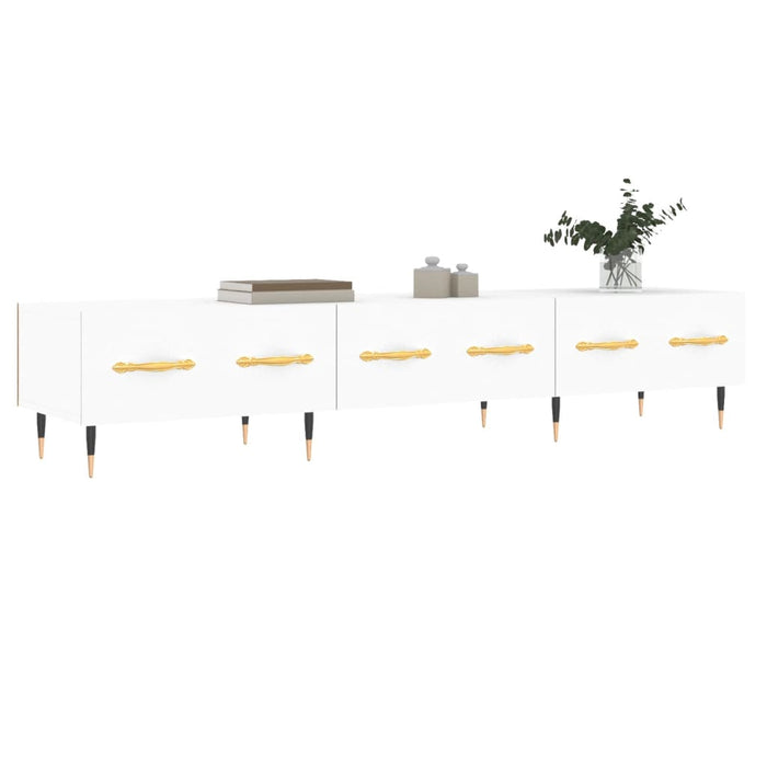Comodă TV, alb, 150x36x30 cm, lemn prelucrat - WALTI WALTI