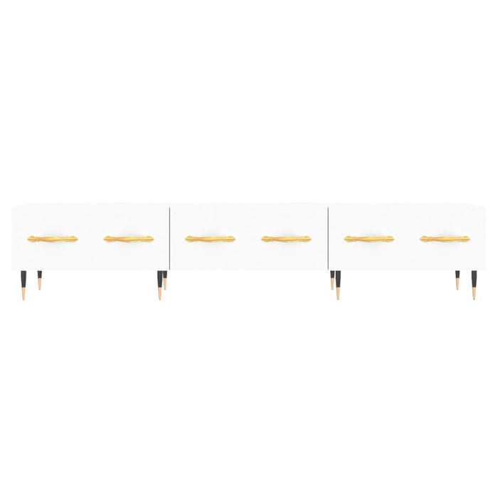 Comodă TV, alb, 150x36x30 cm, lemn prelucrat - WALTI WALTI