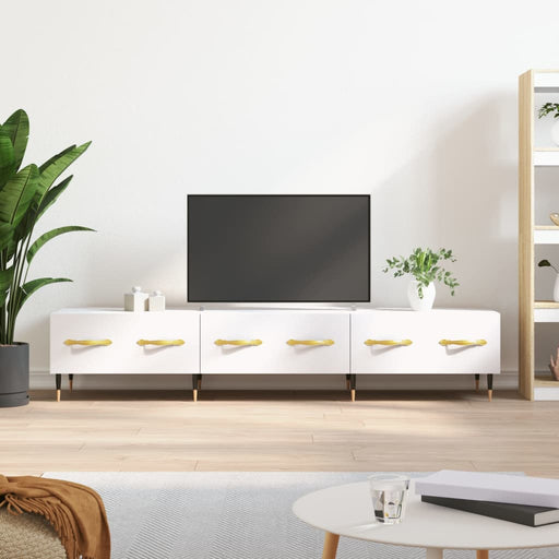 Comodă TV, alb, 150x36x30 cm, lemn prelucrat - WALTI WALTI