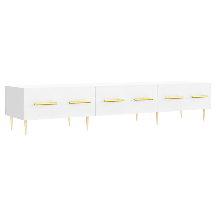 Comodă TV, alb, 150x36x30 cm, lemn prelucrat - WALTI WALTI