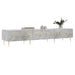 Comodă TV, gri beton, 150x36x30 cm, lemn prelucrat - WALTI WALTI