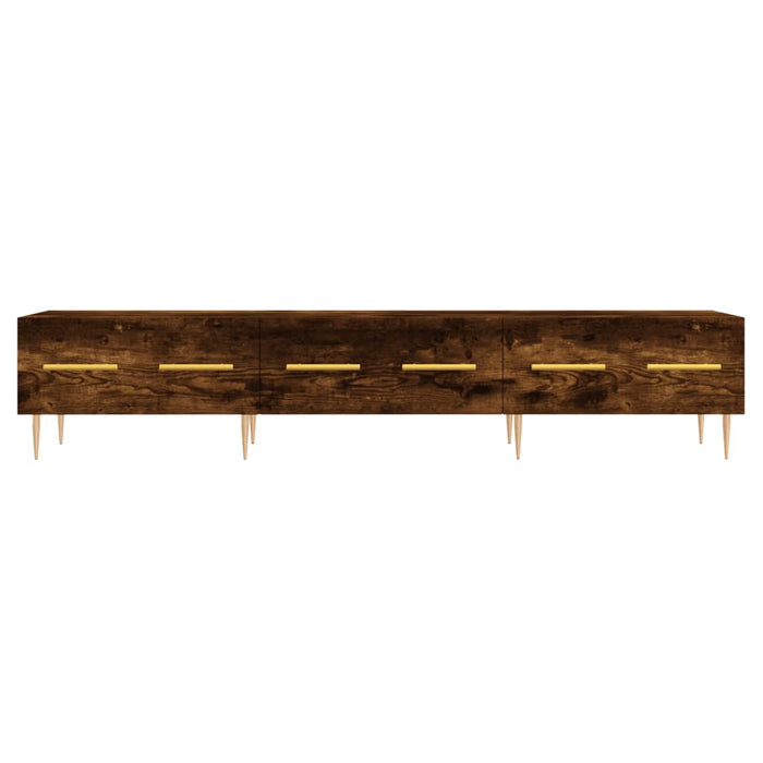 Dulap TV, stejar fumuriu, 150x36x30 cm, lemn prelucrat - WALTI WALTI