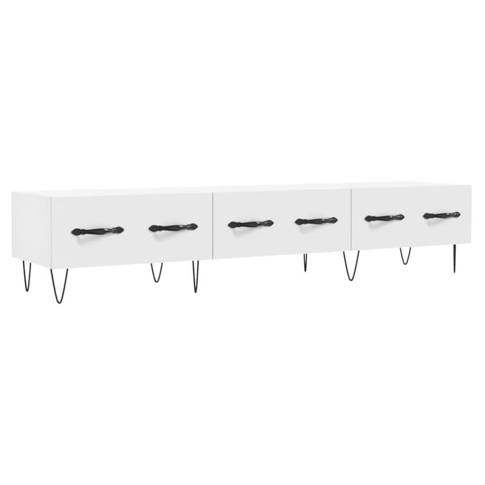 Comodă TV, alb, 150x36x30 cm, lemn prelucrat - WALTI WALTI