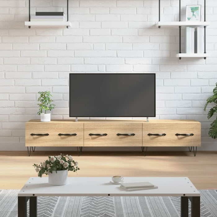 Dulap TV, stejar sonoma, 150x36x30 cm, lemn prelucrat - WALTI WALTI