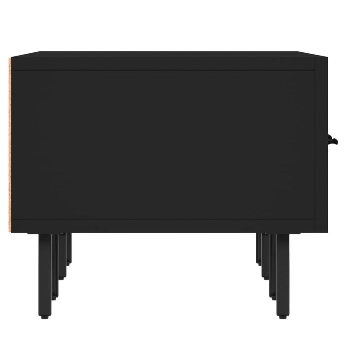 Dulap TV, negru, 150x36x30 cm, lemn prelucrat WALTI