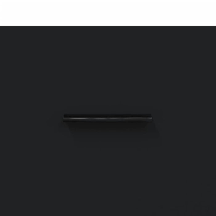 Dulap TV, negru, 150x36x30 cm, lemn prelucrat WALTI