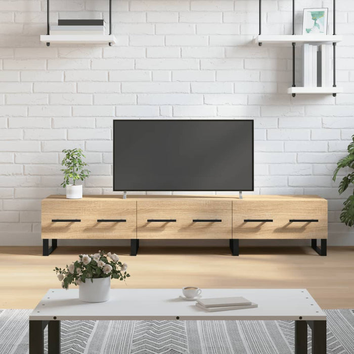 Dulap TV, stejar sonoma, 150x36x30 cm, lemn prelucrat WALTI
