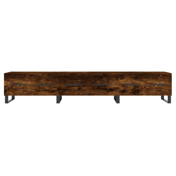 Dulap TV, stejar fumuriu, 150x36x30 cm, lemn prelucrat WALTI
