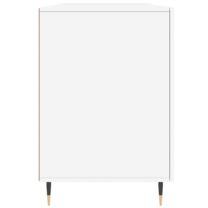 Birou, alb, 140x50x75 cm, lemn compozit - WALTI WALTI