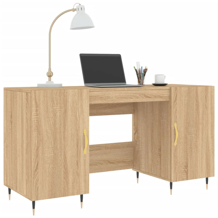 Birou, stejar sonoma, 140x50x75 cm, lemn compozit - WALTI WALTI