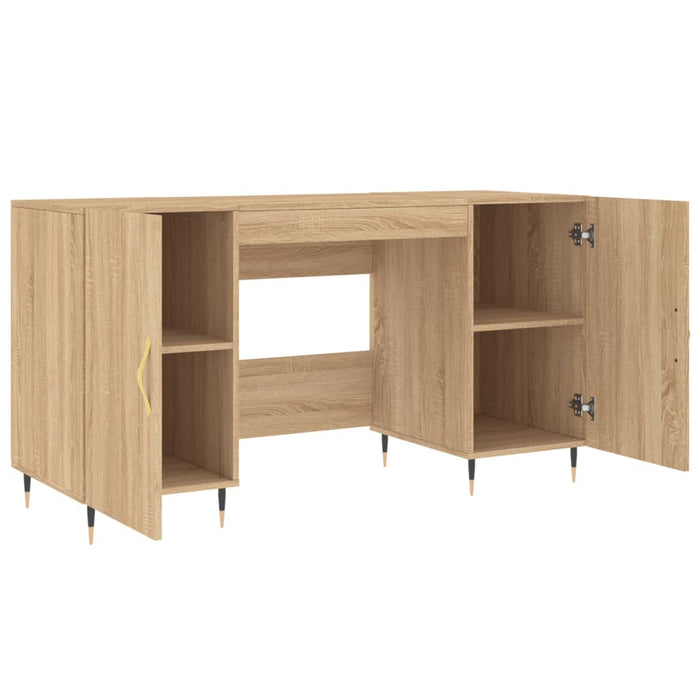 Birou, stejar sonoma, 140x50x75 cm, lemn compozit - WALTI WALTI