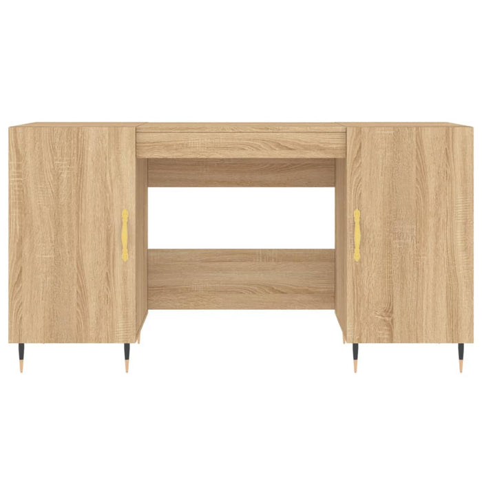 Birou, stejar sonoma, 140x50x75 cm, lemn compozit - WALTI WALTI