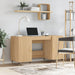 Birou, stejar sonoma, 140x50x75 cm, lemn compozit - WALTI WALTI