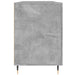 Birou, gri beton, 140x50x75 cm, lemn compozit - WALTI WALTI