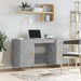 Birou, gri beton, 140x50x75 cm, lemn compozit - WALTI WALTI