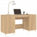 Birou, stejar sonoma, 140x50x75 cm, lemn compozit - WALTI WALTI