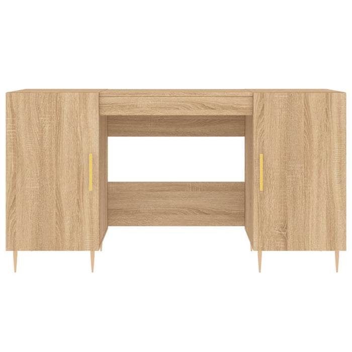 Birou, stejar sonoma, 140x50x75 cm, lemn compozit - WALTI WALTI